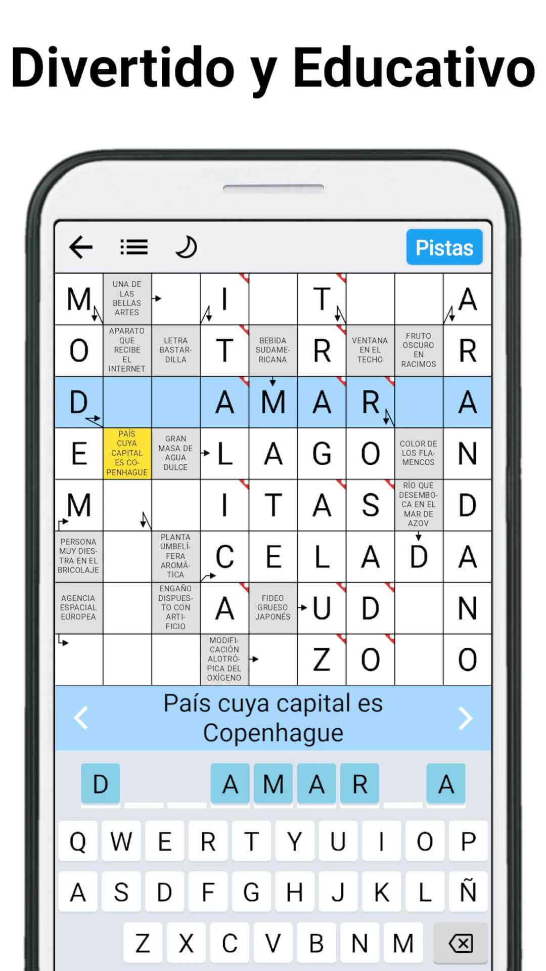 Crucigrama - Autodefinido screenshot